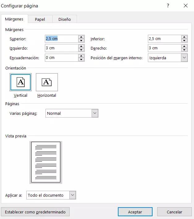 Cambiar el lugar de encuadernación en Word - Cómo cambiar el lugar de una página en Word cambiar lugar de encuadernación wor - Cómo cambiar el lugar de una página en Word