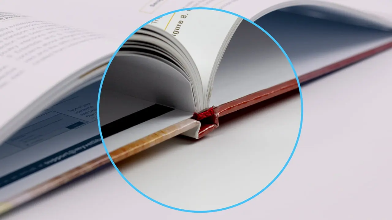 encuadernacion encolada con pegatina en la portada - Cómo se encuaderna un libro con pegamento