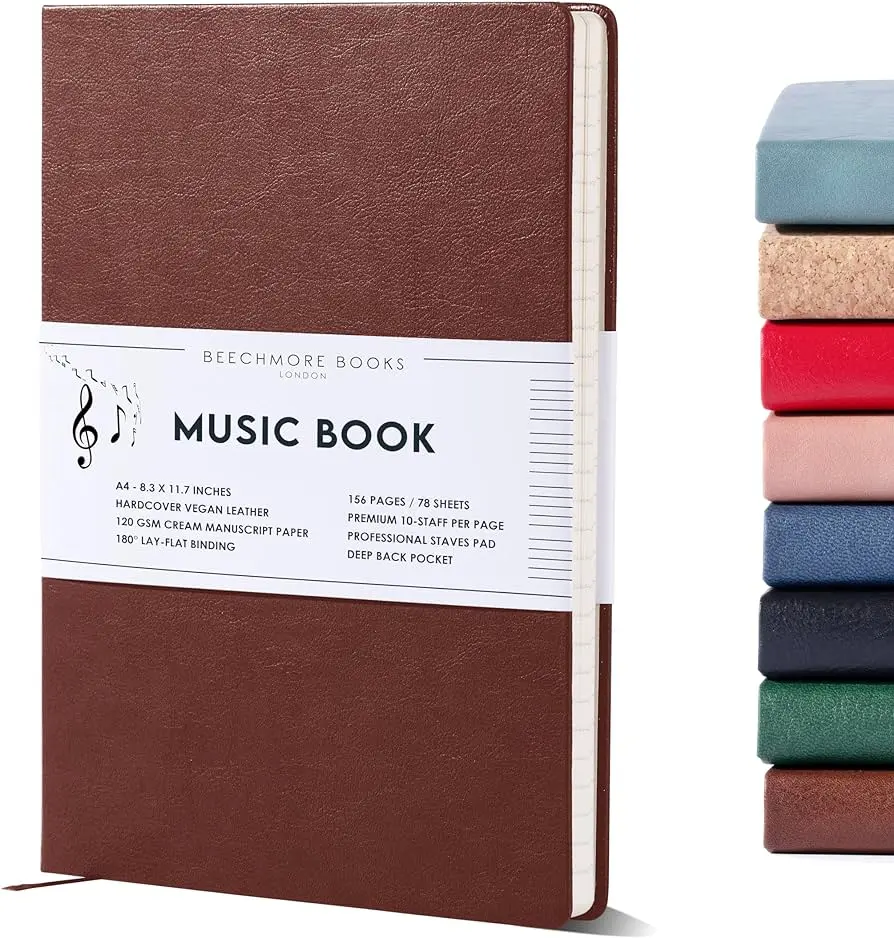Encuadernación Pentagramas Pasta para Regalar: Una opción única para los amantes de la música - Cómo se llaman los cuadernos para partituras encuadernacion pentagramas pasta para regalar - Cómo se llaman los cuadernos para partituras