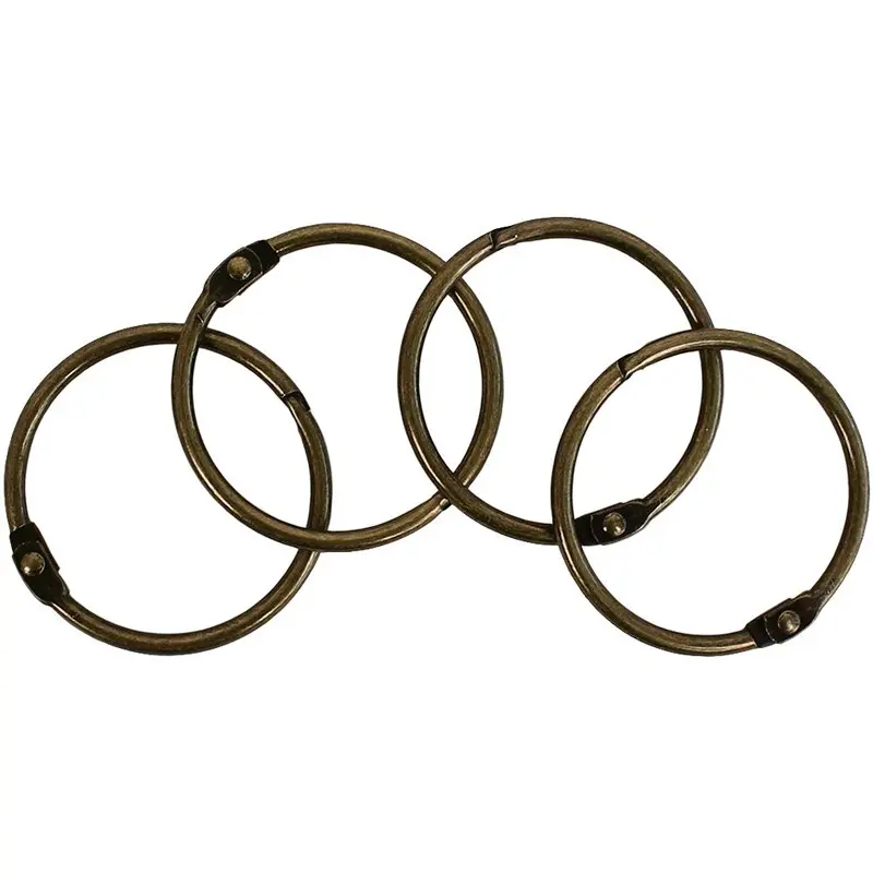 anillas metalicas encuadernación marrones 32 diametro - Qué mide el test de las anillas
